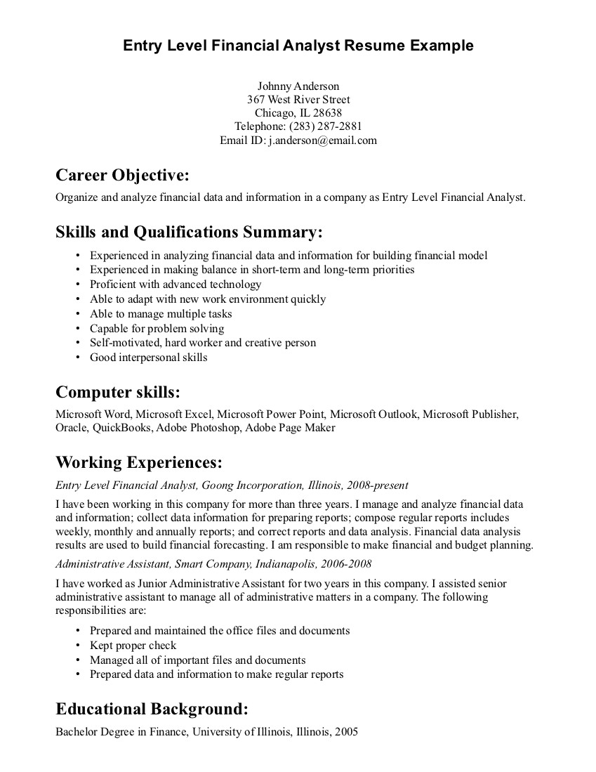 How to write resume objective statement
